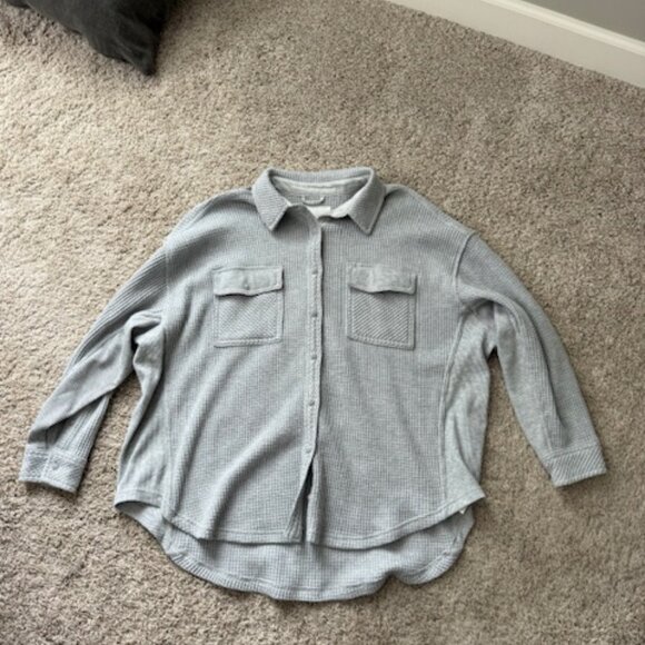 aerie Tops - Aerie LumberJane Waffle Shirt